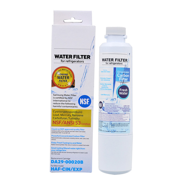 US & UK Warehouse Refrigerator Water Filter Activated Carbon Water Purifier Replacement for Aqua-Pure DA29-00020B Fresh Water Filters