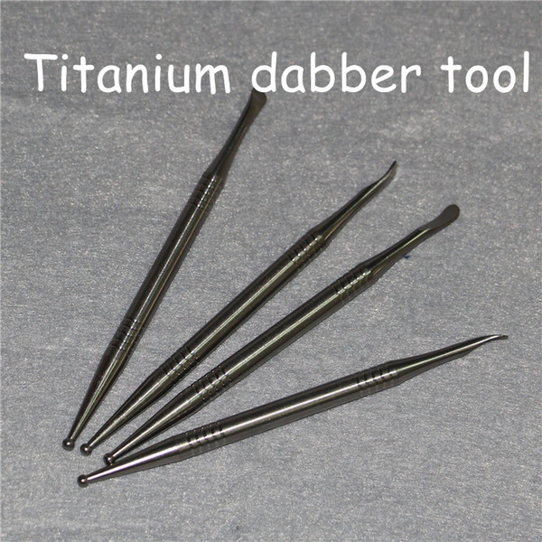 Gr2 Titanium Dabber High Quality Honey Concentrate Oil Wax Tool Skillet Durable Ti Nail Dab Corrosion Resistant Titanium dabber