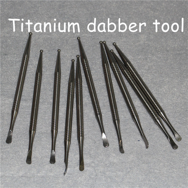 High Quality GR2 Titanium Dabber Tool for Oil Wax Titanium Dabbler L 110mm Ti Dabber For Glass Bongs