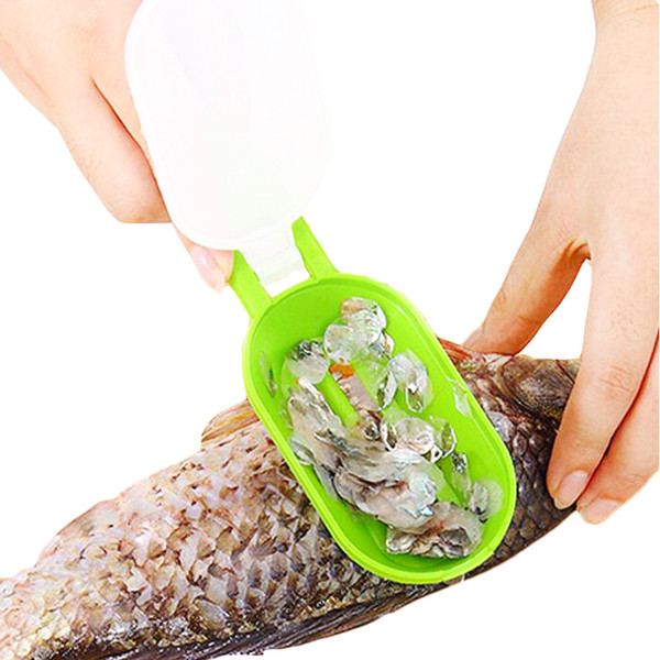 Multifunctional Fish Clean Scales Fish Killing Scraping Scale With Knife Fish Cleaning Tools Kitchen Cooking Accessorie