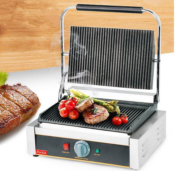 good quality commercial/home Electric beef pork frying machine press plate grilled furnace free shipping 110v/220v