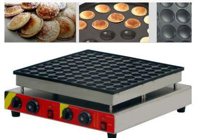 electric 100pcs 4.5cm Poffertje Mini Dutch Pancake Maker Iron Baker Machine free shipping 110v/220v