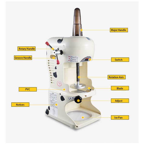 Kolice commercial tabletop shaved ice machine,ice shaver, ice crusher,mein mein smooth ice maker,ice shaver snow cone maker