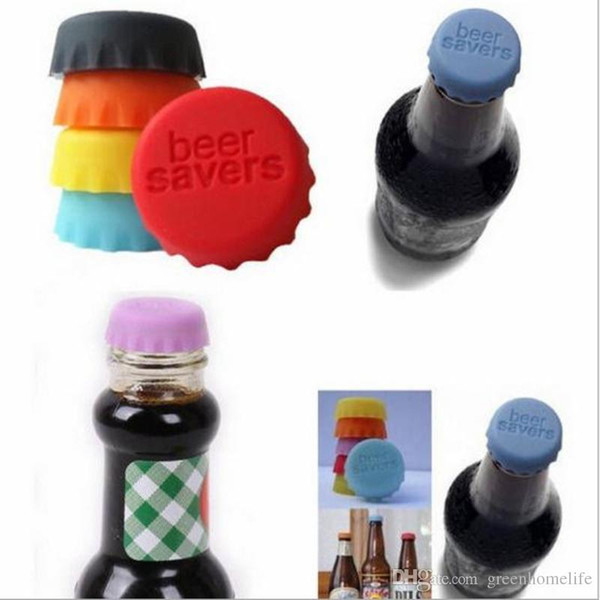 6 pcs/set 3.2 cm Silicone Beer Bottle Cap Silicone Colorful Wine Stoppers Leak Free Wine Bottle Sealers For Red Wine Bottle Cap