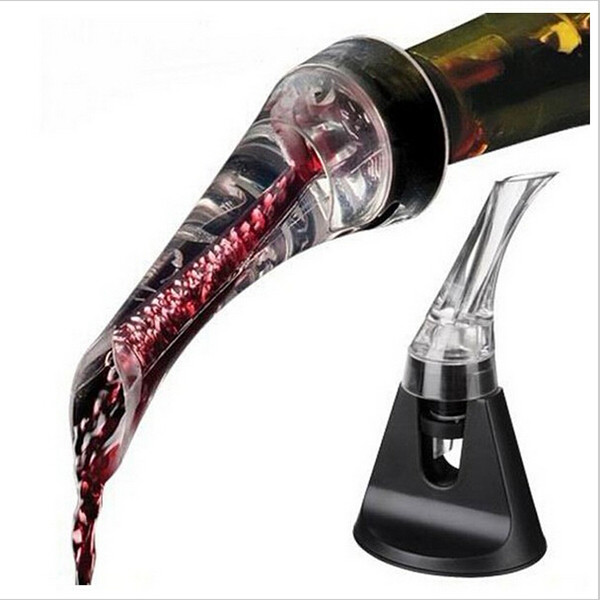 Eagle spout Quick Aerating red wine Pourer Decanter Red Wine Bottle Mini Travel Aerator Christmas gifts bar tools with giftbox