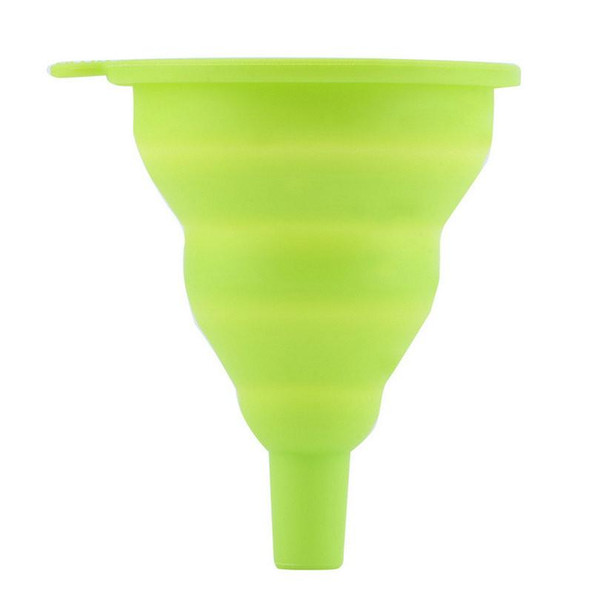 Mini Silicone Gel Foldable Collapsible Style Funnel Hopper Kitchen cooking tools