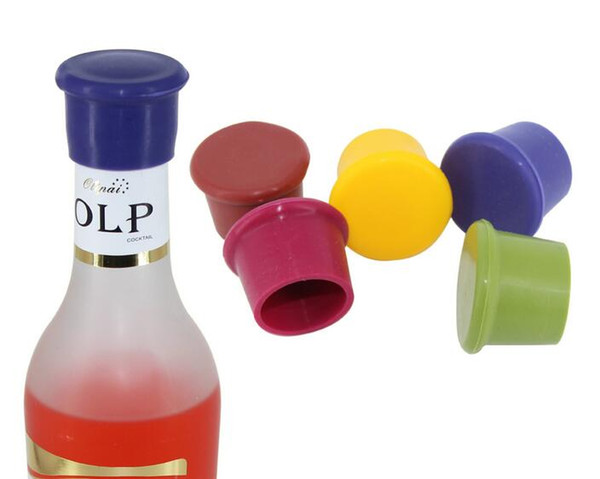 Food grade Cap Beverage Home Kitchen Bar Tools Silicone Wine Beer Cover Bottle Stopper wine seal lids