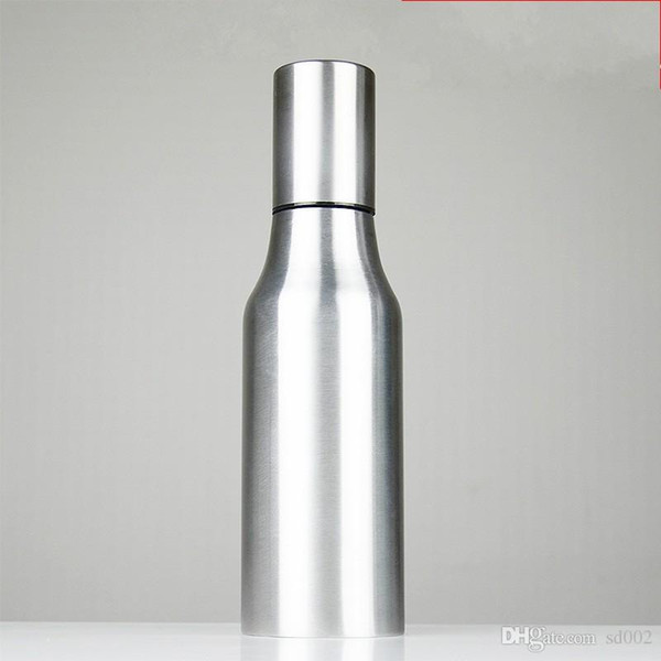 Thickened Oil Dispenser Bottle Stainless Steel Leak Proof Oils Pot Small With Cover Kitchen Tools Practical 16 5sh cc