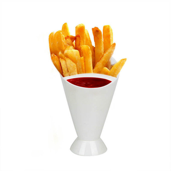 French Fry Chips Cone Salad Dipping Cup Kitchen Restaurant Potato Tool Tableware Assorted Sauce Ketchup Jam Dip Cup Bowl