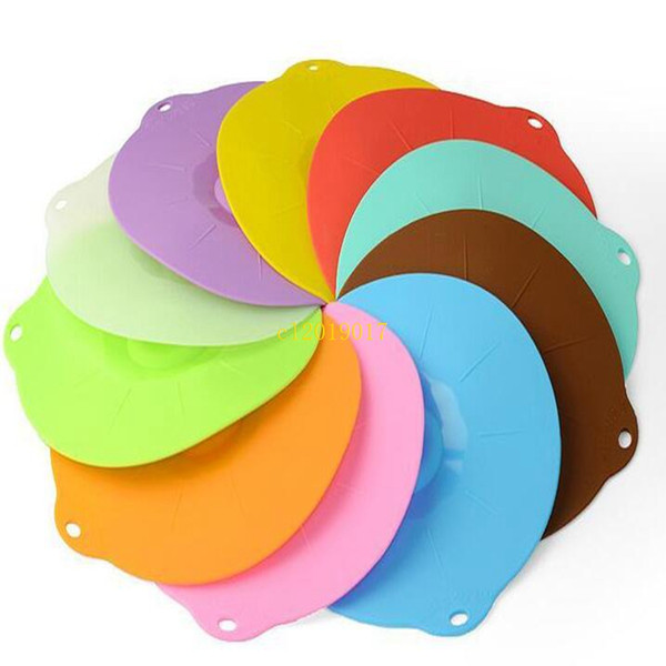 Silicone Cup Cover Cap Lid Leak Proof Fresh-Keeping Sealed Coffee Suction Seal Lid Cap Kitchen Storage Bowl Pot Cover