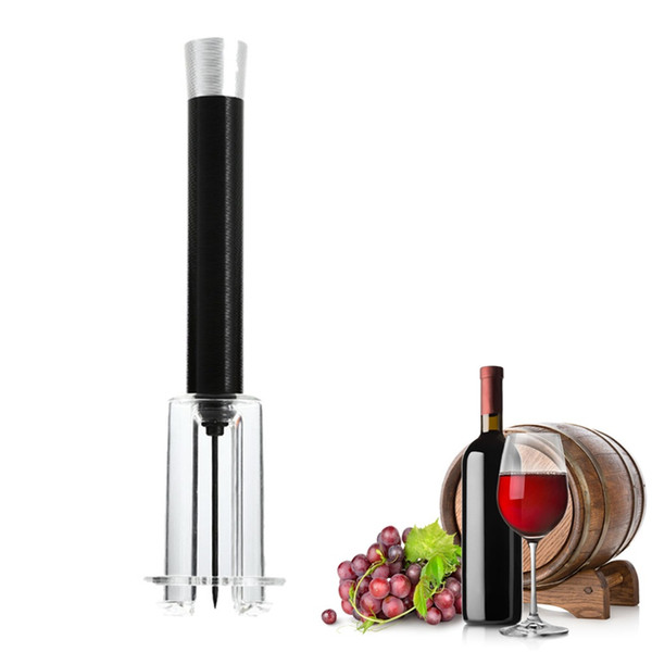 Aluminum Red Wine Opener Eco-friendly Air Pressure Cork Popper Bottle Pumps Corkscrew Cork Out Tool Barware with Long Needle