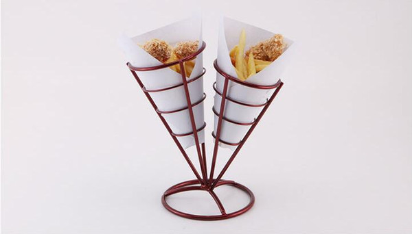 New creative fries snack holder western food cafe bar KTV party fried chicken snacks dessert holder kitchen supplies