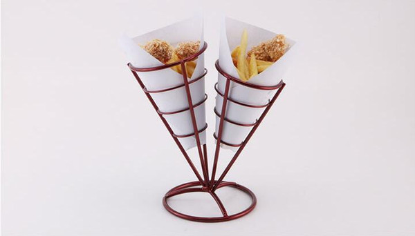 New creative fries snack holder western food cafe bar KTV party fried chicken snacks dessert holder kitchen supplies