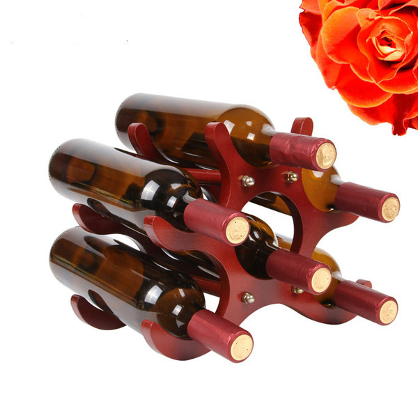 Wood Wine Rack Assemble Wooden Wine Holder Excellent European Four Tier Wine Frame