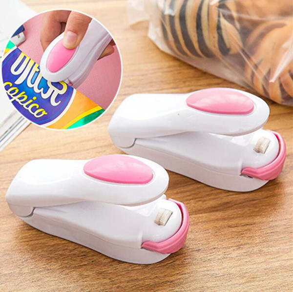 2018 Magnetic Bottom Portable Mini Heat Sealing Machine Impulse Sealer Seal Packing Plastic Bags Vacuum Food Sealer Mini Portable