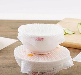 4pcs Stretch Silicone Bowl Food Storage Wrap Cover Reusable Seal Fresh Lids Kitchen Tools 4pcs/Set Drinkware Lid