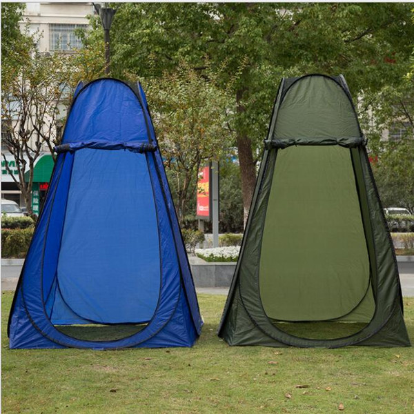 Outdoor Pop Up Tent Camping Shower Privacy Toilet Changing Room Beach Portable Foldable Tent 2 color LJJK1152