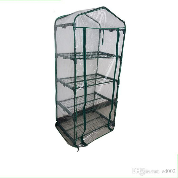 Household Mini Garden Greenhouses Pvc Greenhouse Easily Assembly Hot Sale Gardens Tents Multi Layers Good Quality New 90cl ii