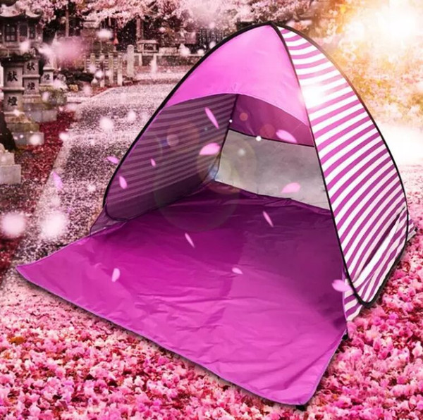 Outdoor Quick Automatic Opening Tents Portable Pop Up Beach Tent Outdoor Tent Camping Fishing Tents For 2-3 Person