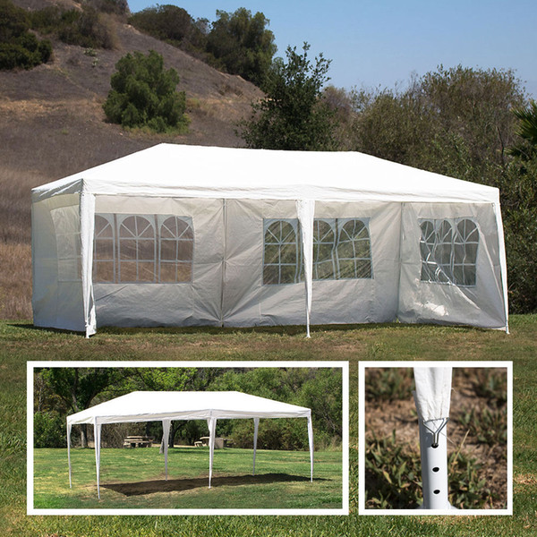 Outdoor 10\'x20\' Canopy Party Wedding Tent Heavy Duty Gazebo Pavilion Cater Event