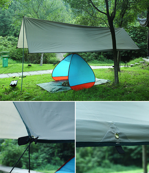 10PCS Waterproof Camping Mat 3*4M Mattress Shade Outdoor Tent Cloth Multifunction Awning Tarps Canopy Picnic Mat Ground Mats