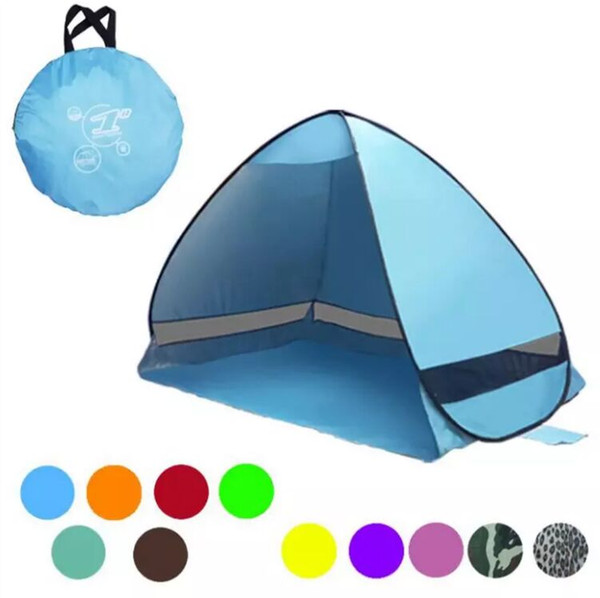 Portable Pop Up Beach Tent Folding Automatic Open Tent Family Tourist Fish Camping Sun Shade tent