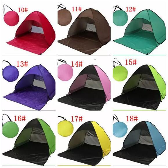 Portable Pop Up Beach Tent Folding Automatic Open Tent Family Tourist Fish Camping Sun Shade tent