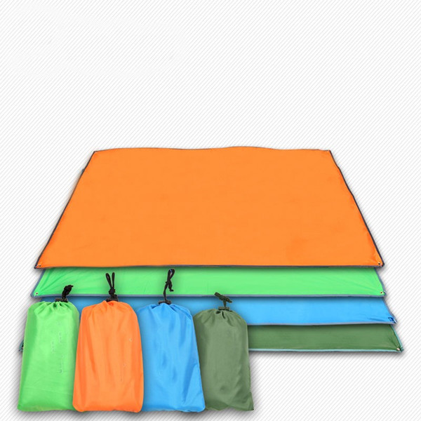 Ultralight Sun Shelter 4 Colors Multipurpose Picnic Mat Beach Camping Tents Oxford Fabric Moisture-proof Pad Ground Mats 50 Pieces DHL