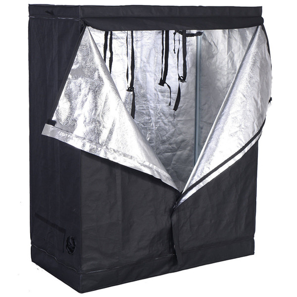 48 x 24 x 60 Inch Indoor Grow Tent Room Reflective Non Toxic Hut