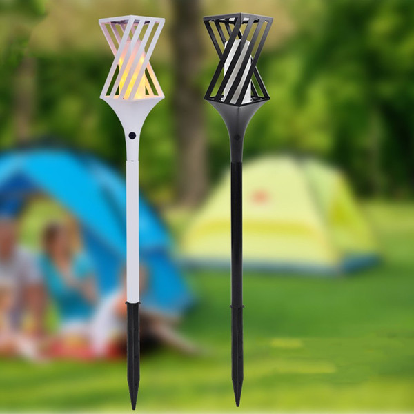 ICOCO Solar Power SMD2835 LED Flickering Light Flame Lamp Torch Light Lawn Lamp for Outdoor Garden with Ground Stake Waterproof