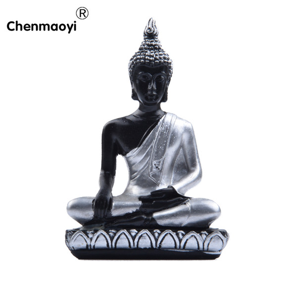 Southeast Asia Regional Feature Buddha Statue Buddha Resin Statues Miniature Garden Decoration Buddhism Figurines