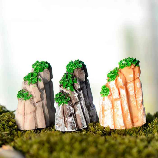 Landscaping Rockery Resin Jewelry Ornaments Simulation Aquarium Gardening Accessories Moss Micro Landscape Fairy Garden DIY Material ZAKKA