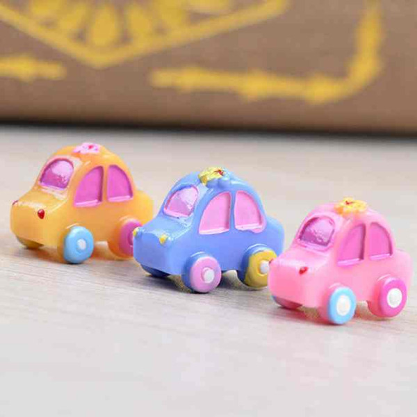 Moss Micro Landscape Cartoon Doll DIY Car Accessories Car Toy Ornaments Mini Craft Decoration Ecological Bottle Props DIY Garden Materials