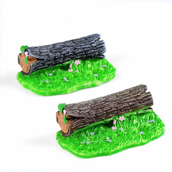 Miniature Law Bench Potted Plant Ornament DIY Material Handicraft Moss Terrarium Micro Landscape Fairy Garden Desktop Zakka 2Colors Random