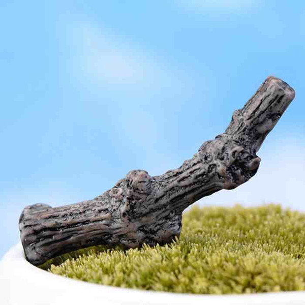 Simulation Branches Mini Withered Tree Branch Moss Micro Landscape Ornament Plant Pot Decoration Small Toys Fairy Garden DIY Accessories