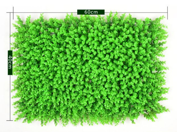 Environment Atificial Turf Wall Milan Eucalyptus Plastic Proof Lawn 60*40cm Outdoor Ivy Fence Bush Plant Wall Garden Decorations