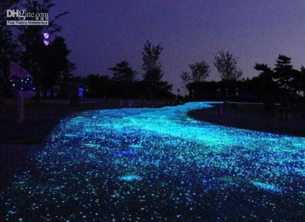 100pcs/bag Luminous Cobblestones Pebbles Stones Glow in the Dark for Aquarium Fish Tank Garden Water Fountain Decoration