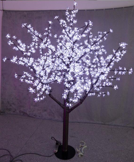 LED Christmas Light Cherry Blossom Tree 480pcs LED Bulbs 1.5m/5ft Height Indoor or Outdoor Use Free Shipping Drop Shipping Rainproof