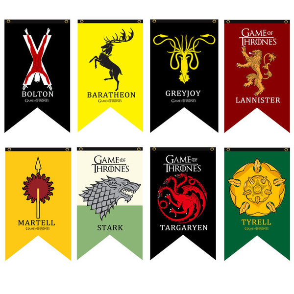 75*125 cm Game of Thrones Flags Garden flag DIY Liene Yard Decorative Hanging Home Decoration Banner Ads Flags MK312