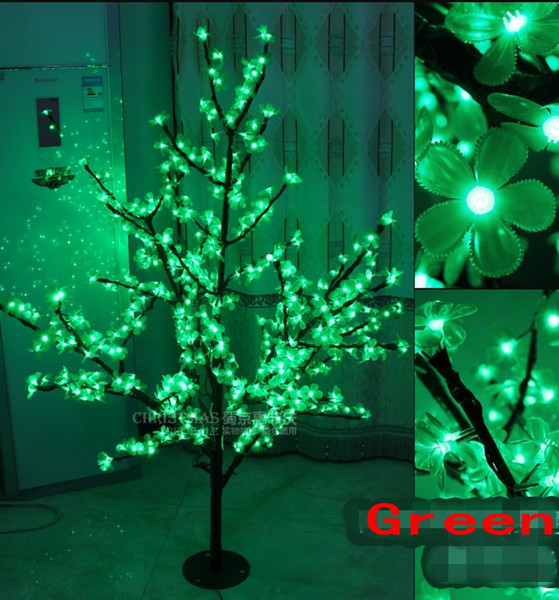 LED Cherry Blossom Tree Light 480pcs LED Bulbs 1.5m Height 110 220VAC Seven Colors for Option Rainproof Outdoor Usage