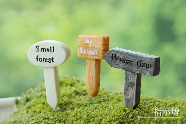 sale~12 pcs mixed designs/sign board/fairy garden gnome animals/moss terrarium home decor/crafts/bonsai/doll house/miniatures/