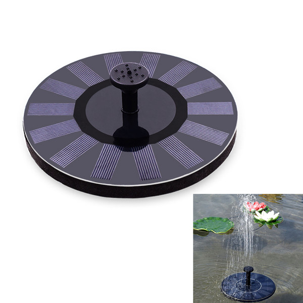 New solar Water Pump Power Panel Kit Fountain Pool Garden Pond 1.4W Solar Outdoor Floating Fountain Pump