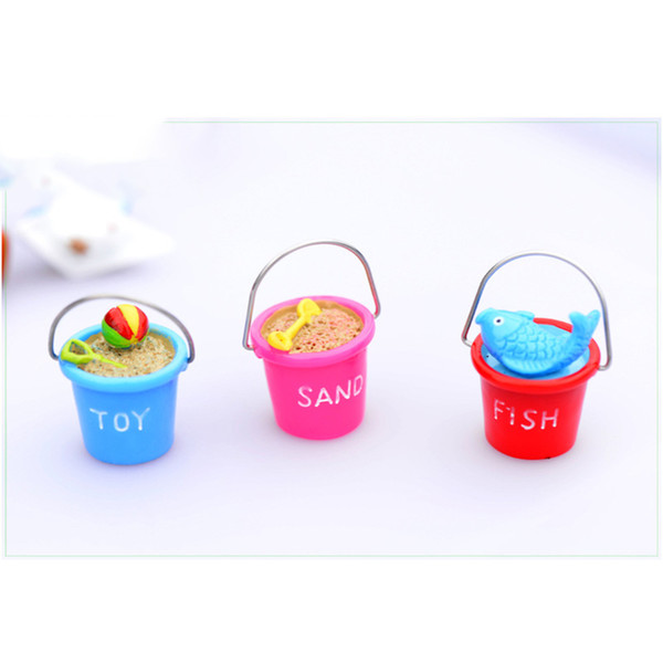 Moss Micro Landscape Beach DIY Mini Assemble Ornament Toys Cute Miniatures Artificial Garden Decorations Free DHL 976