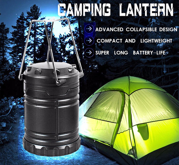 Collapsible 30 LED Lanterns Led Lawn Garden Lamp Path Wall Light Super Bright Outdoor Camping Tents Light