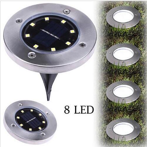 Free shipping Poweredight Solar Power Buried Light Under Ground Lamp Outdoor Path Way Garden Decking Solar LED Light