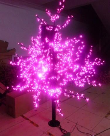 New year party wedding garden patio LED Cherry Blossom Tree 1024pcs LED Bulbs 1.8m/6ft Height 110/220VAC Rainproof Outdoor Usage LLFA