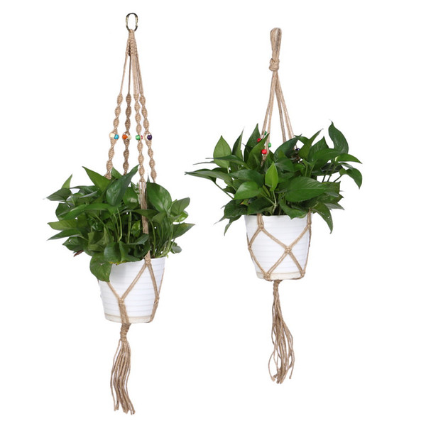 #Cu3 Plant Hanger Flowerpot Holder Gardenpot Lifting Rope String Bonsai Garden Pots Hanging Rope Garden Supplies