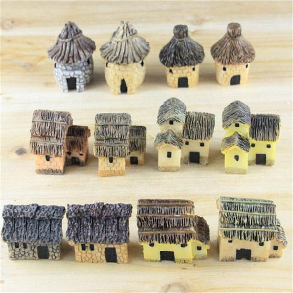 3cm cute resin crafts house fairy garden miniatures gnome Micro landscape decor bonsai for home decor ST228