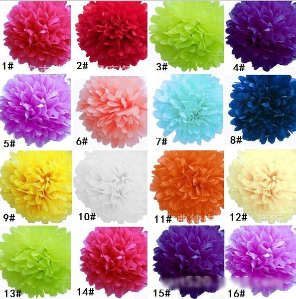 Tissue Paper Pom Poms Paper Lantern Pom Pom Blooms Flower Balls 6/8/10/12/14inches Multi-color Options