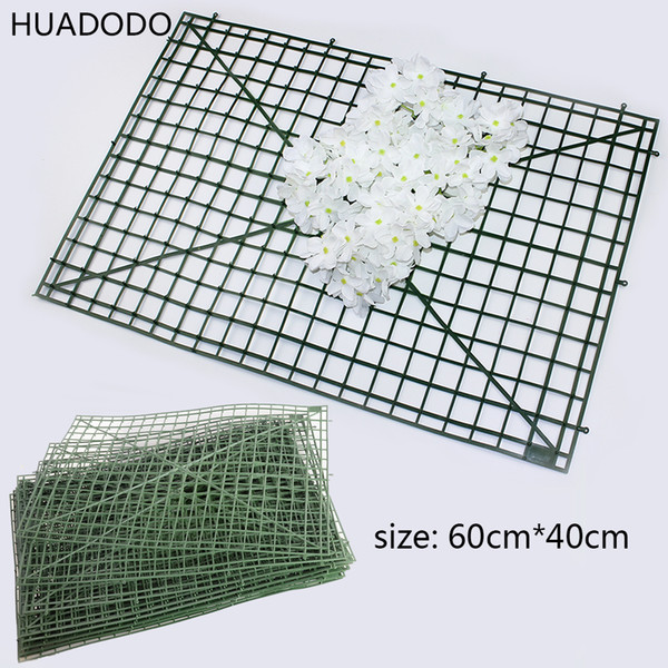 60cmx40cm plastic flower row flowers bent sub-rack flower wall Arches accessories for wedding decoration 10pcs/lot